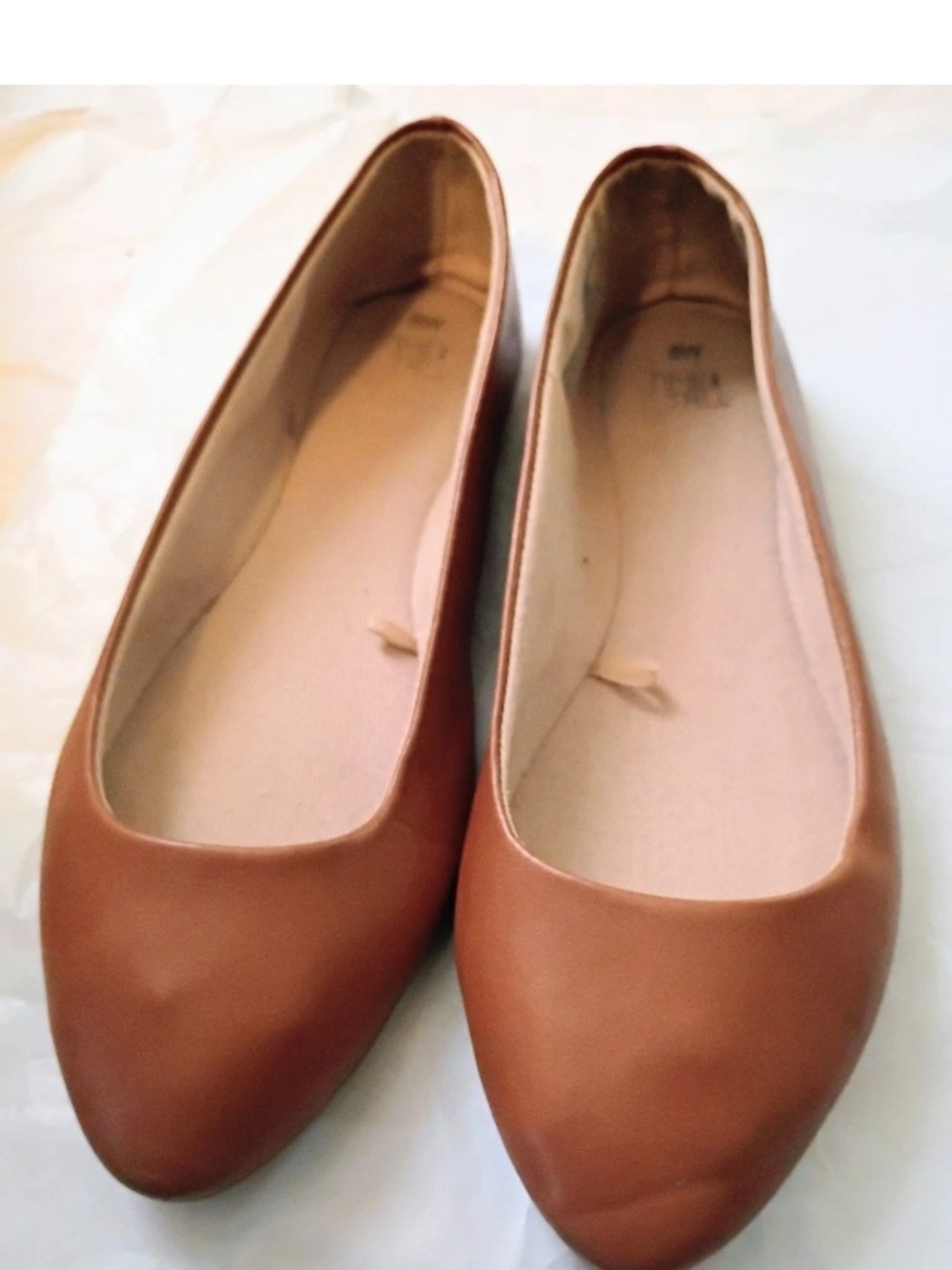 Time and Tru Tan Women's Ballet Flats
